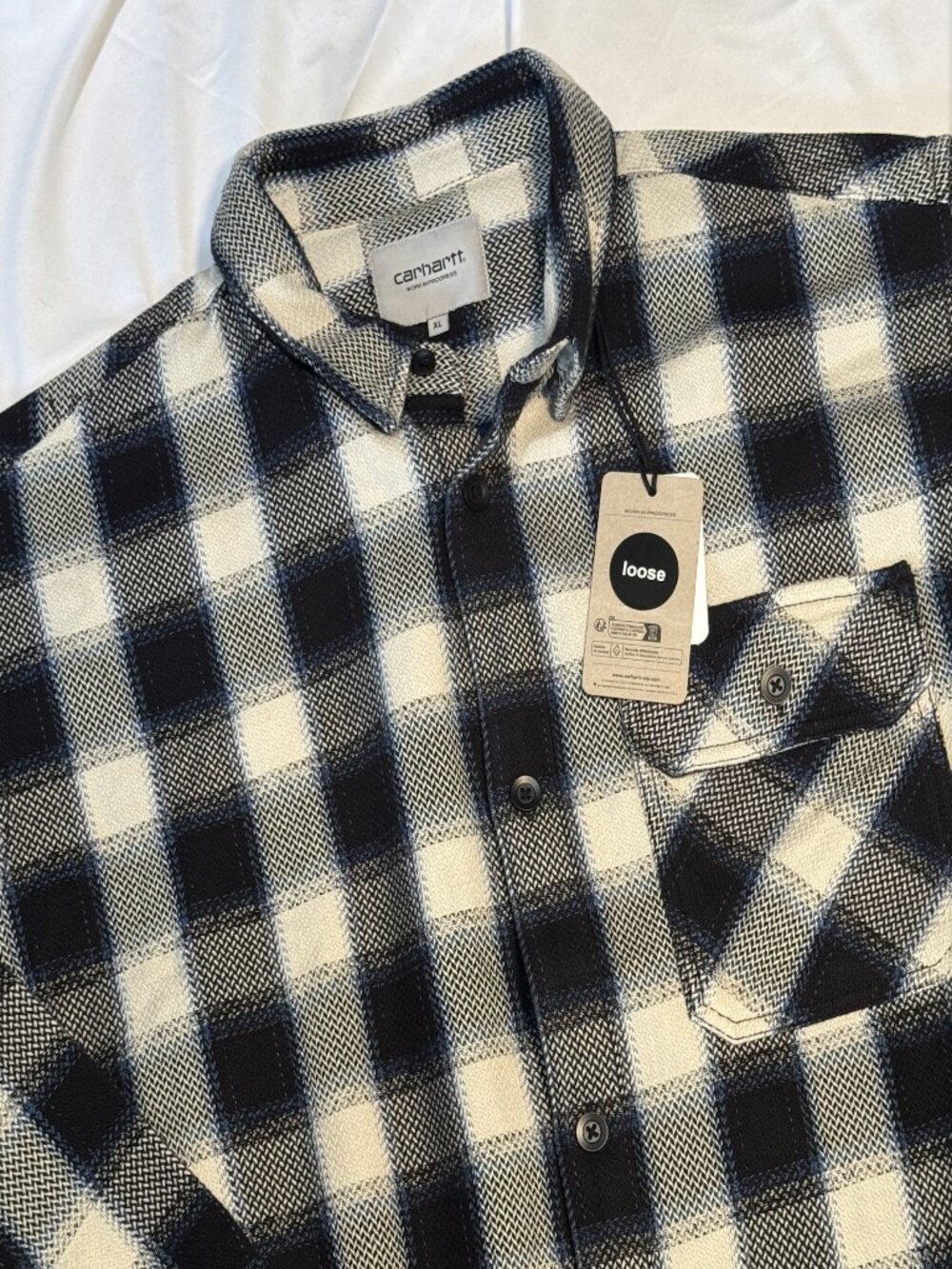 BNWT Carhartt WIP Witten Flannel Shirt Jacket XL